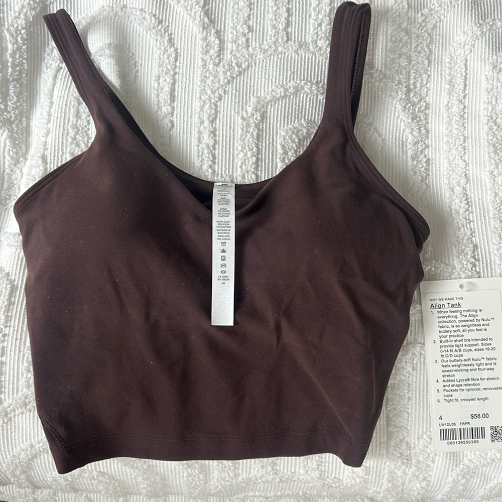 Coco Brown Lululemon Align Tank